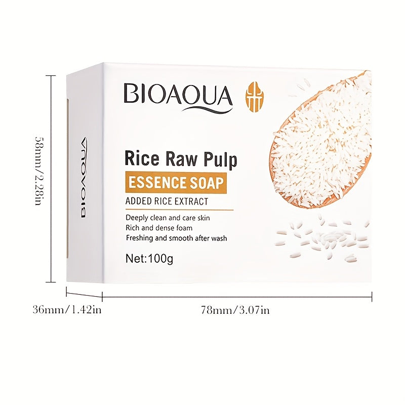 Gentle daily cleanser for face and body, made with natural rice raw pulp essence for men and women.