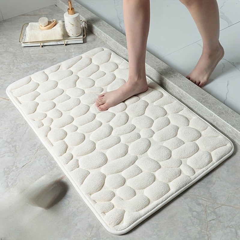 Machine washable shower room carpets with non-slip backing, soft indoor absorbent mats, bathroom mats, shower room rugs, bathroom accessories, and foot wipes.