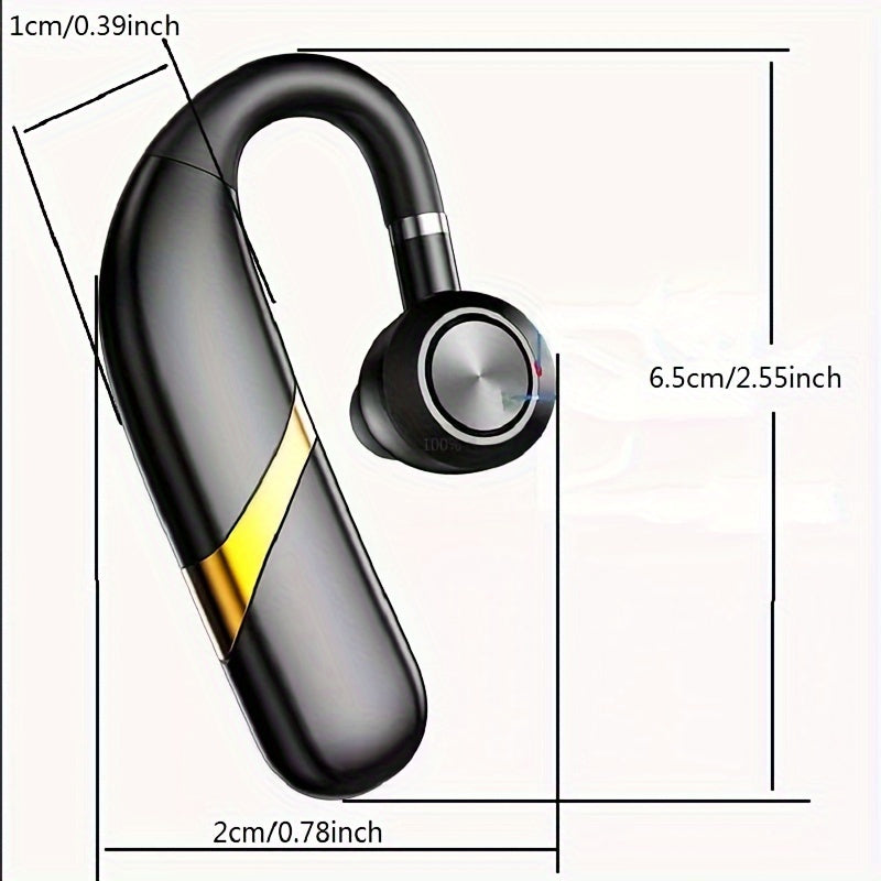 Wireless smart headset with microphone and noise cancellation for calls, push button call control, Type-C charging, semi-open-back earcups. Compatible with cellphones, best suited for