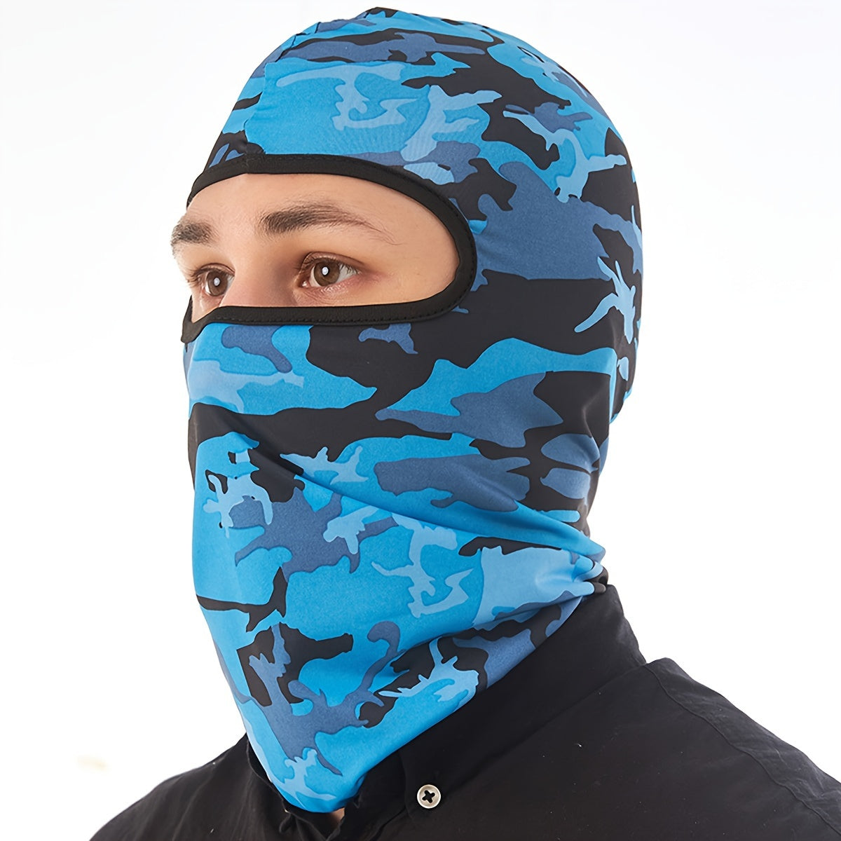 Lightweight Balaclava Face Mask - Set of 4 for UV Protection, Sun Hood, Full Face Covering for Motorcycle Riding, Running, Climbing