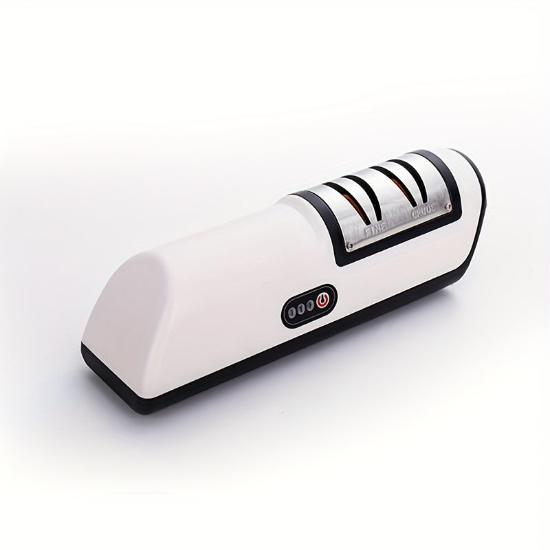 Cop Rose Automatic Electric Knife Sharpener: USB rechargeable, fast and efficient for sharpening knives.