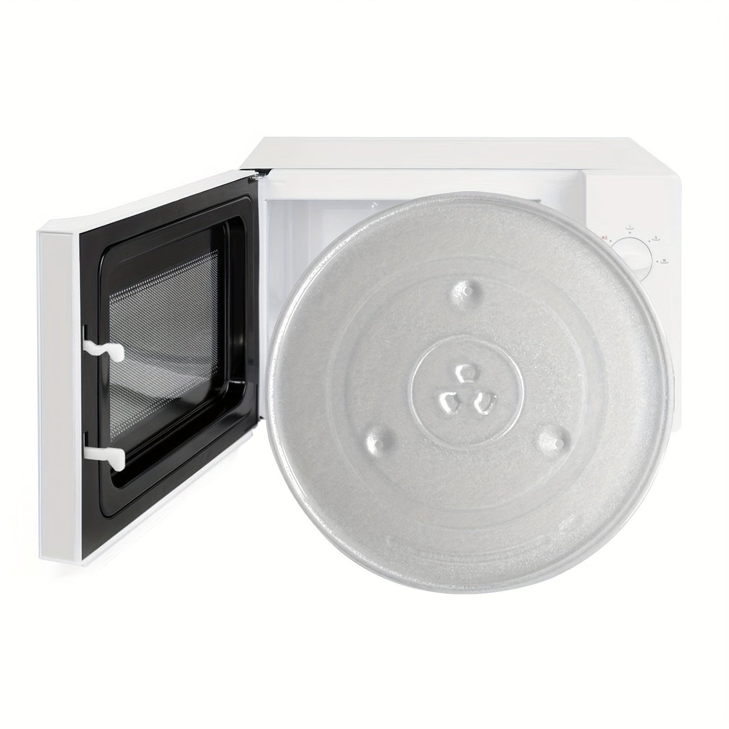 Durable Replacement Turntable Plate for Kitchen & Dining - Thickened Heat-Resistant Glass Microwave Tray, Compatible with Most Models