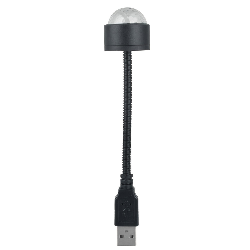 11.0 cm Mini USB Ambient Light for Car with Colorful Bendable Atmosphere