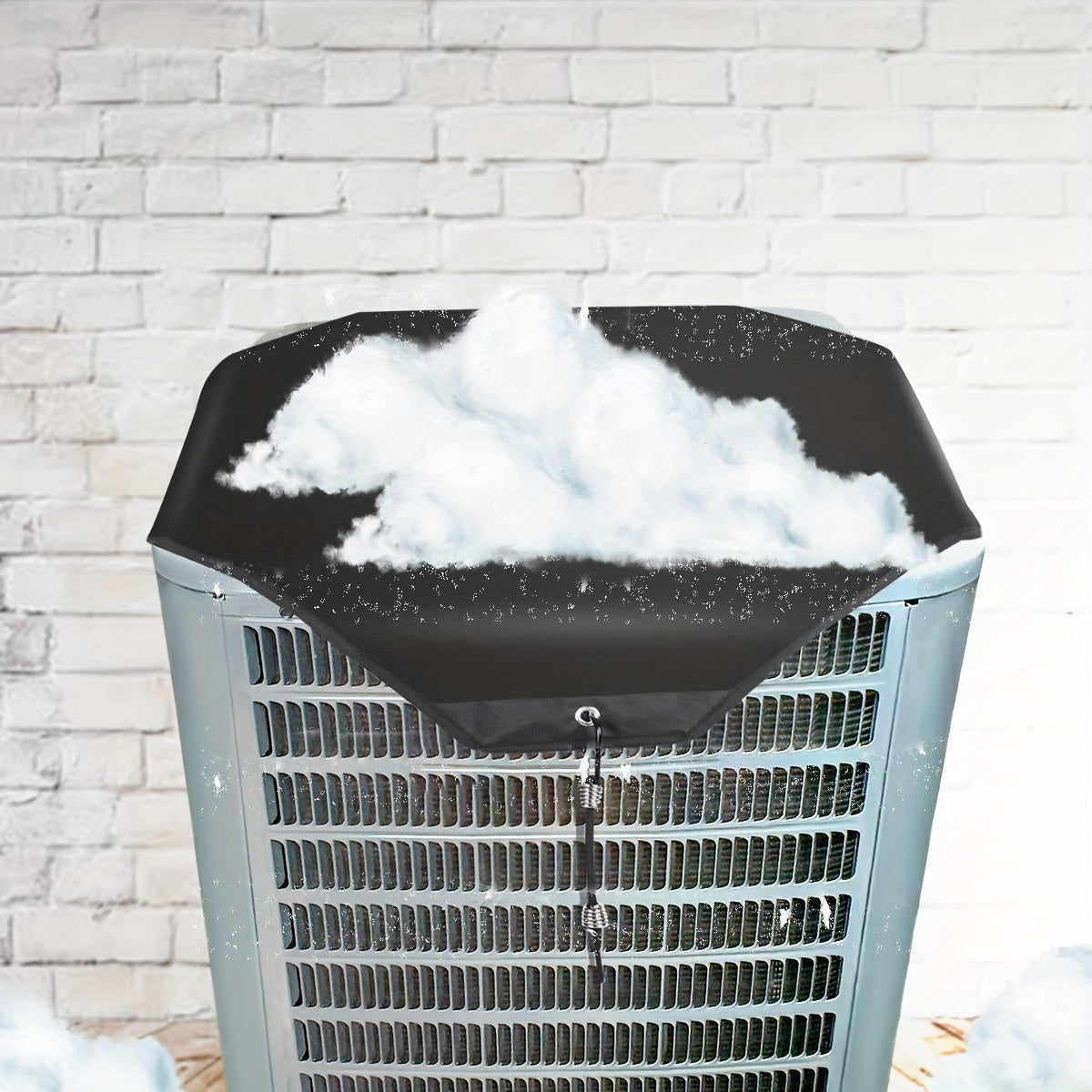 Protect your central AC units from leaves, rain, dust, and snow with this Vertical Outdoor Air Conditioner Cover. Preventing any unwanted damage to your system, this cover ensures year-round protection for your outdoor unit.