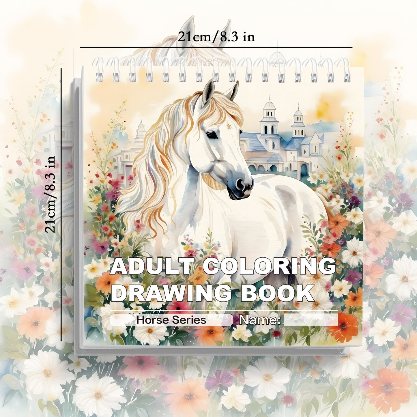 Find peace and joy with our adult horse coloring book, suitable for all skill levels.