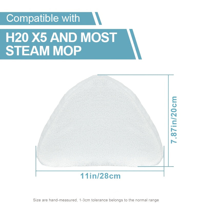 Two ultra-fine fiber replacement mop pads compatible with Shark X5, H20, S302, S001 steam mops. Keep your floors clean with these vacuum and floor care accessories.