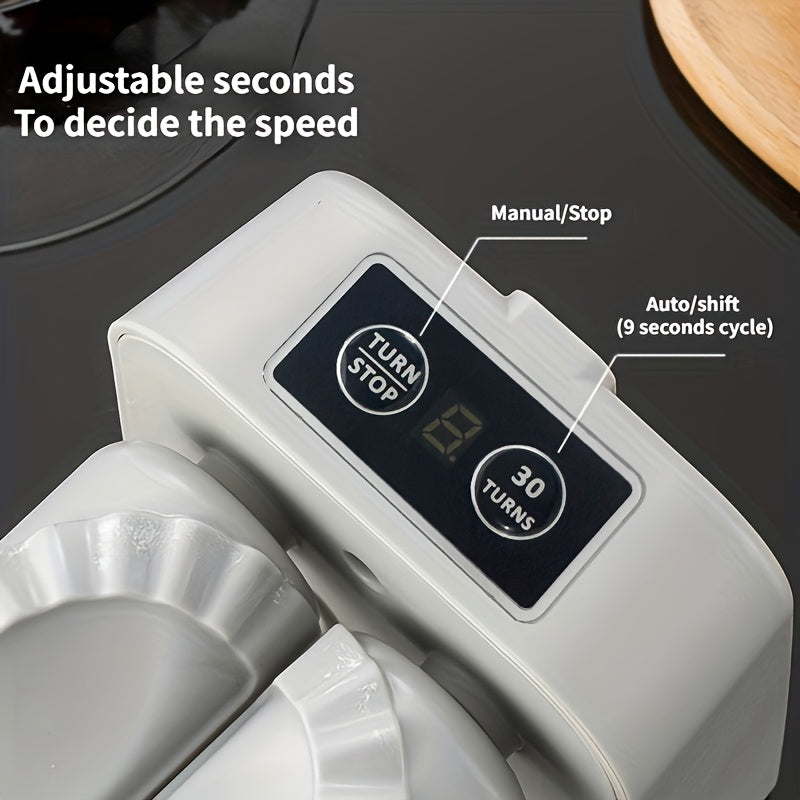 Introducing the 2023 Rechargeable Fully Automatic Dumpling Wrapper Machine for Home Use. This electric machine can wrap up to 1500 dumplings when fully charged. Say goodbye to manual wrapping with this kitchen essential!