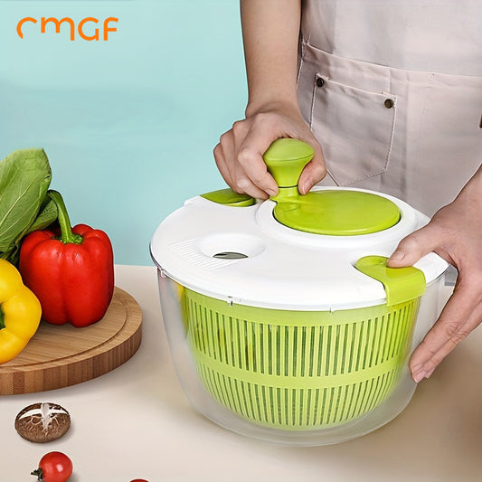 1 piece multifunctional kitchen tool saves time preparing healthy meals: vegetable and fruit dryer, salad spinner, colander basket, and drainer.