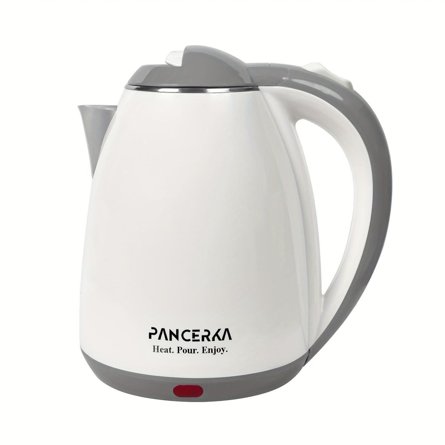 Get ready to experience quick and convenient boiling with the 1pc PANCERKA Electric Kettle. This 1500W kettle can rapidly boil 1.8L of water with its auto shut off feature for safety. Made of stainless steel, it is powered by a 220V European Standard