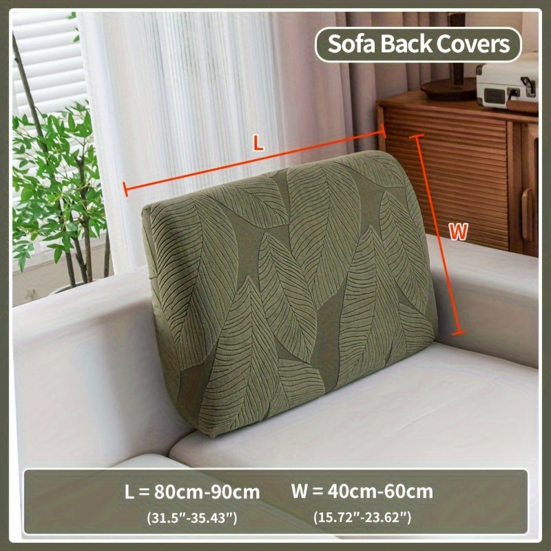 Waterproof elastic sofa cover suitable for all seasons, featuring a modern non-slip design for living room or office decor.