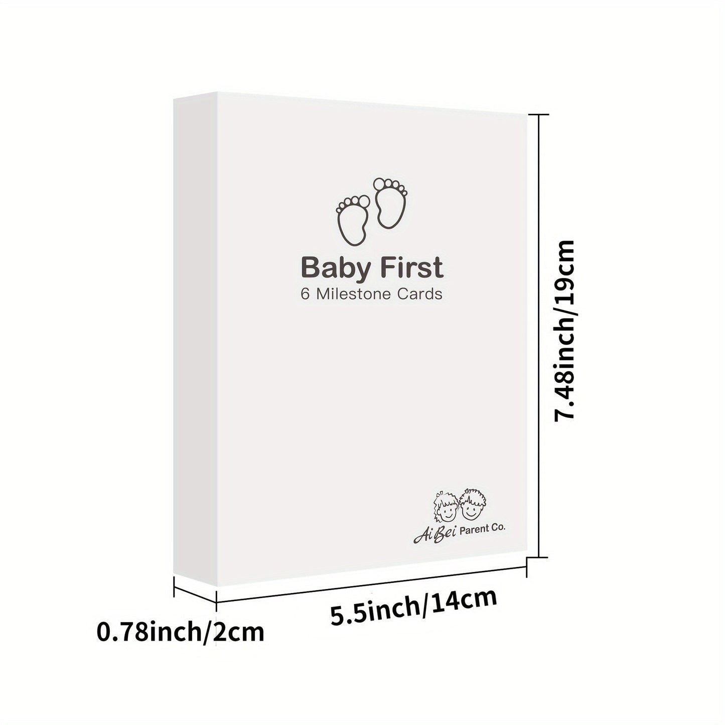 7-piece Ai Bei Parent Co First Milestone Keepsake Kit includes Inkless Hand & Footprint Cards, Clean Touch Memory Casting Paper, and 7 Wipe Bags. Perfect for capturing memories from birth to 3 years old, this kit makes a wonderful family memory gift.