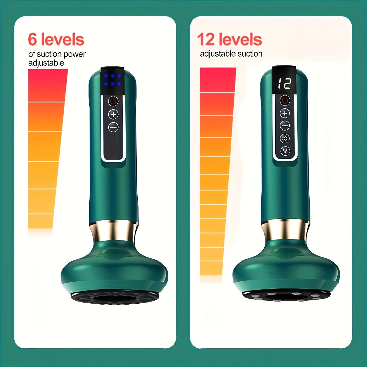 Cloud Prime Elektr vakuumli kuping massajeri, 6/12 darajali, 1800mAh batareyasi bilan USB orqali zaryadlanadi. Oq, yashil, kulrang ranglarda mavjud.