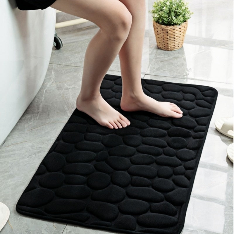 Machine washable shower room carpets with non-slip backing, soft indoor absorbent mats, bathroom mats, shower room rugs, bathroom accessories, and foot wipes.