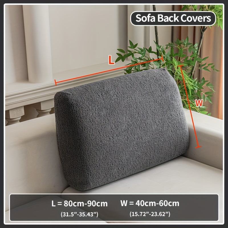 Waterproof stretch sofa cover for all seat sofas, with a modern non-slip design, pet-friendly, and fits L-shaped sofas.