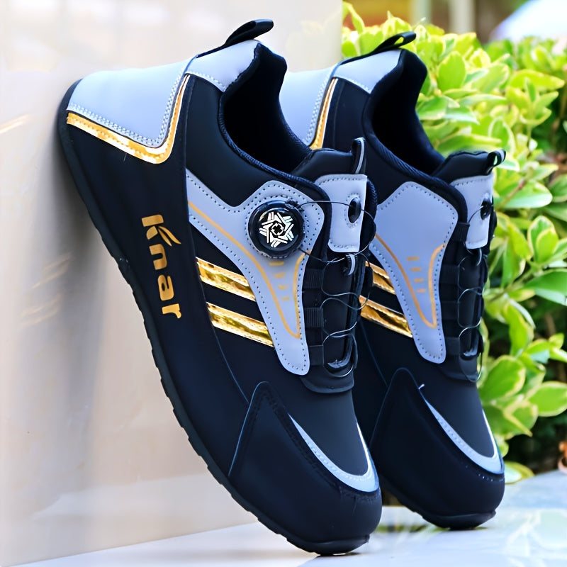 MAINALUN Men's Fashion Sneakers: Lightweight sports shoes with anti-slip sole and casual design.