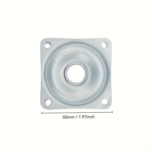 Set of 5 Square Turntable Bearings for Kitchen Hardware, with Swivel Plate Rotating Bearing Plates, 3.81cm Diameter. Perfect for Kitchen, Painting, Makeup Holder, and Office Use