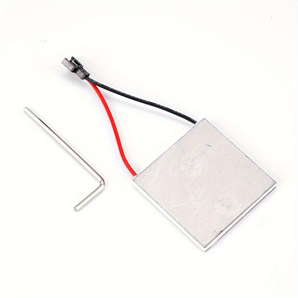 Fireplace Fan Motor Generator Chip, Metal Thermoelectric Heat Generator designed for Fireplace Fan Motors and Oven Heaters, offering a Universal Fit as an accessory.