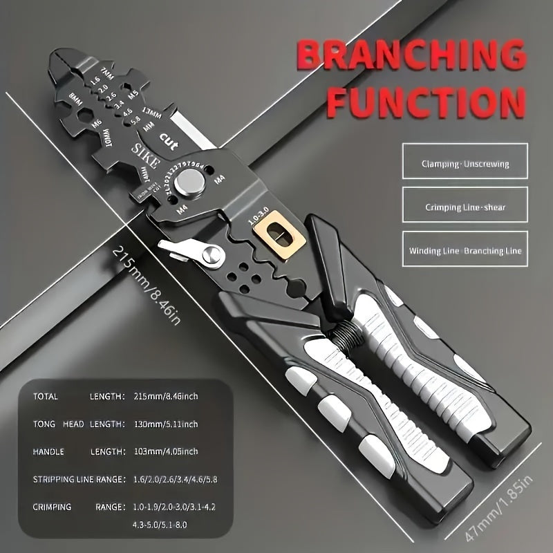 25-in-1 Industrial Grade Wire Stripper - Multi-use Electrician's Tool