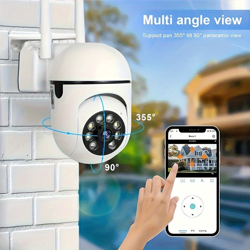 The Teruhal 1440P Wireless Security Camera features Night Vision for around-the-clock home monitoring. Stay connected with WiFi Enabled and Remote Viewing App Compatibility.