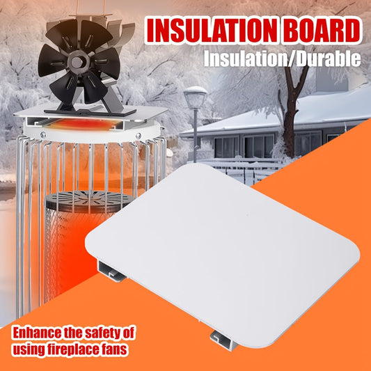 Insulation Board for Stove Fans - Withstands High Temperatures, Safeguards Burners & Heaters, Fits with a Variety of Models