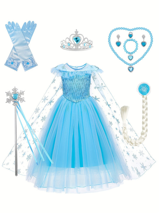 Princess party dress set for girls