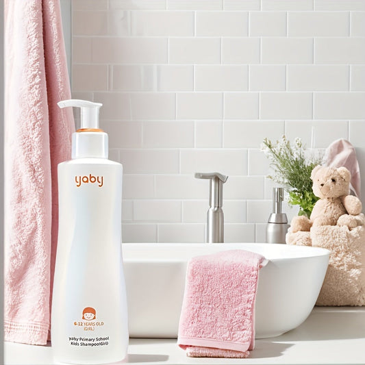 Y.A.B.Y Kids Shampoo is specifically designed for girls aged 6-12. This gentle formula is tangle-free and leaves the scalp clean. The long-lasting fresh scent will keep your child's hair smelling great. This liquid shampoo is made of plastic material and