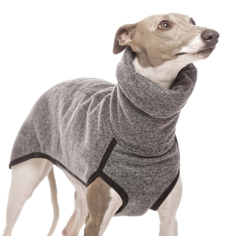 Warm, windproof vest for large dogs - ideal for fall and winter.