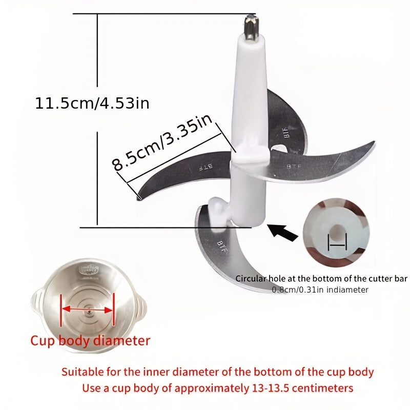 Replacement spare parts for electric meat grinder, including blade and food crusher processor. Suitable for  2L/3L/4L meat grinders. A useful addition to your kitchen tools and accessories.