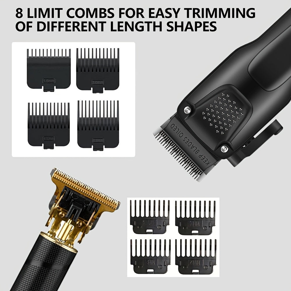 USB rechargeable hair trimmer and beard trimmer set - the perfect gift for Father's Day or birthday.