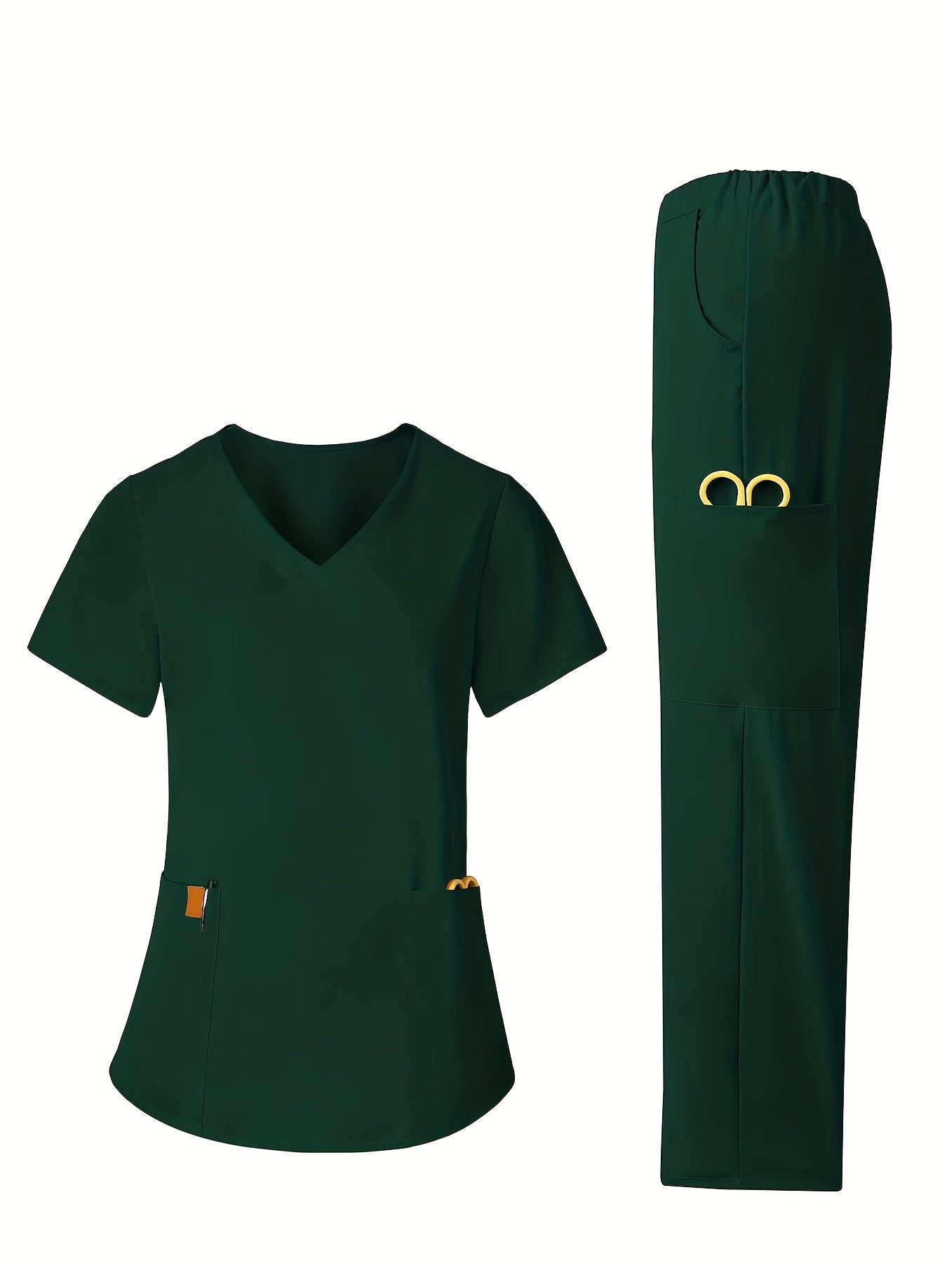 Unisex Medical Surgical Gown Set for Healthcare Professionals, Including Top and Pants