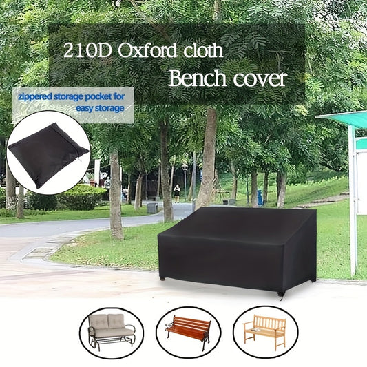 Shield your garden loveseat with a waterproof, dust-proof, anti-UV cover, ideal for outdoor patio and beach chairs!