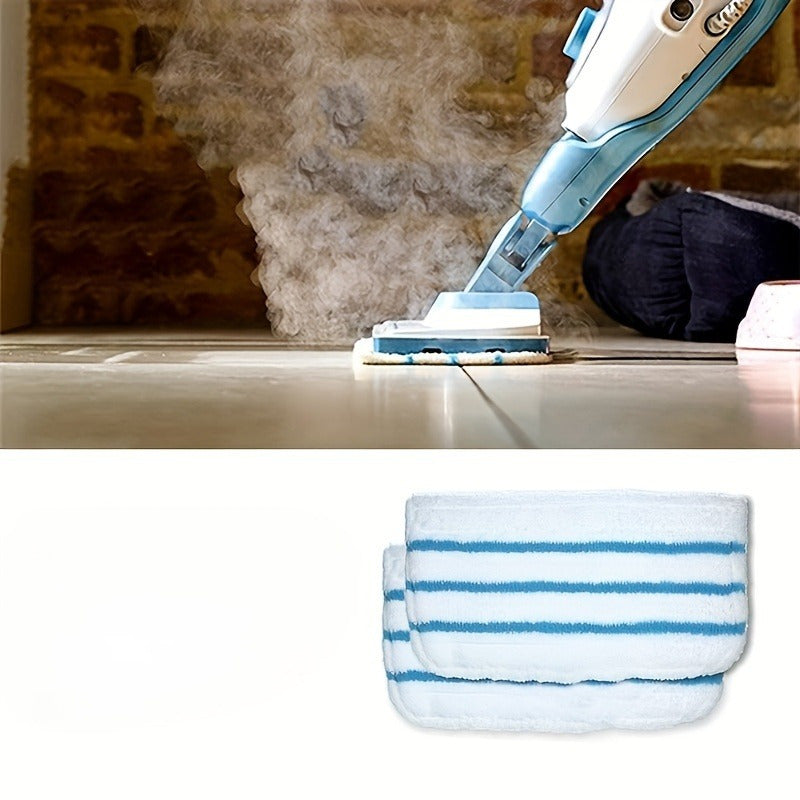 Black+Decker Steam Mop Cloth Pads are available in a convenient 4-pack. These durable microfiber floor cleaning accessories are compatible with SM1600, SM1610, and SM1620 models. Easily attach these replacement pads for hassle-free cleaning.