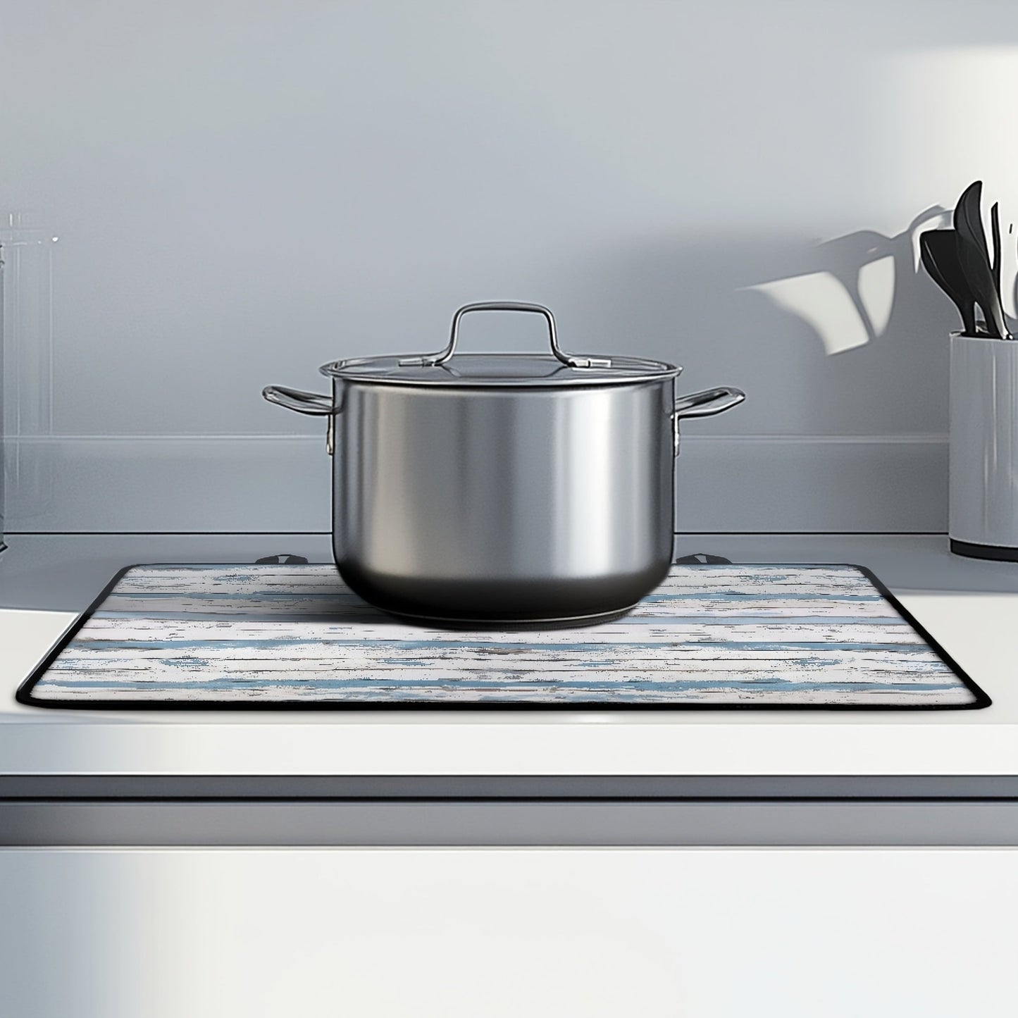 Protect your glass ceramic stovetop with this heat-resistant and non-slip cover. It also doubles as a rubber protective mat, scratch-proof ironing pad, coffee mat, and provides extra countertop space for your kitchen stove or induction cooker. This