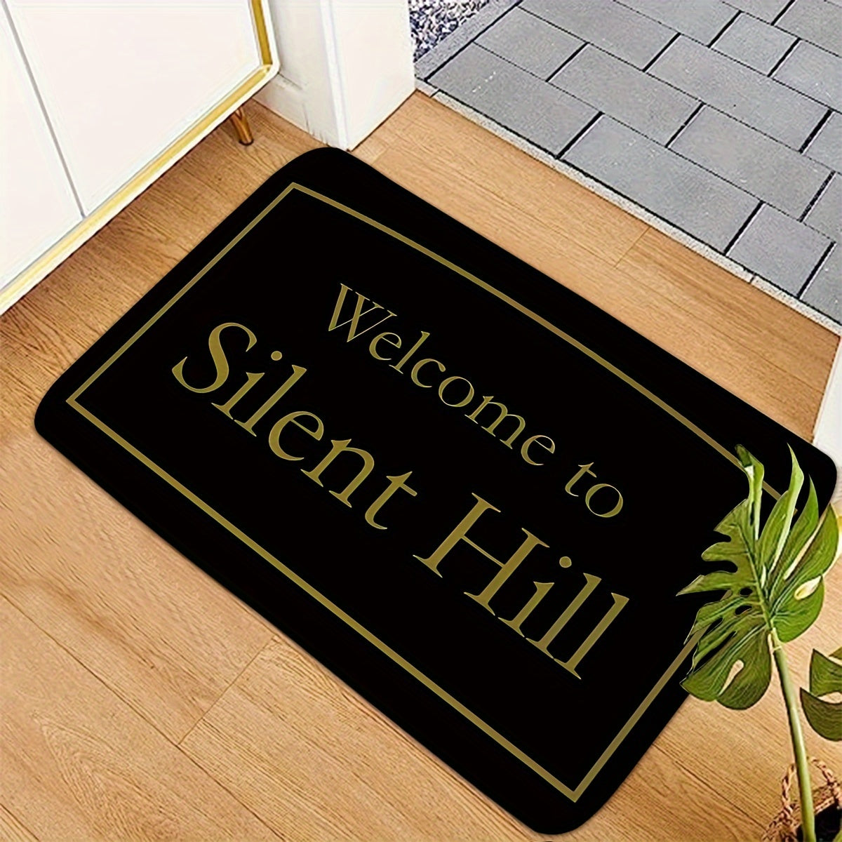 Experience the serenity of Silent Hill with our Soft Fleece Non-Slip Bath Mat - Choose from a variety of sizes