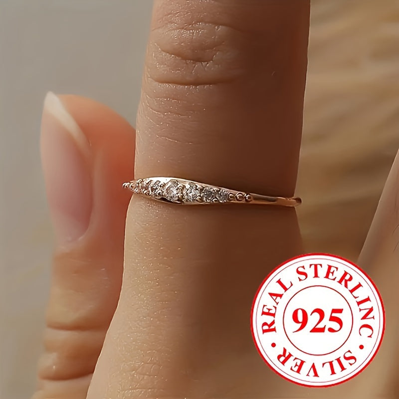 This exquisitely crafted zirconia ring, made with 1 gram of 925 sterling silver, is perfect for brides, engagements, weddings, parties, high-end banquets, or everyday wear. Available in three stunning colors, this ring is both simple and elegant.