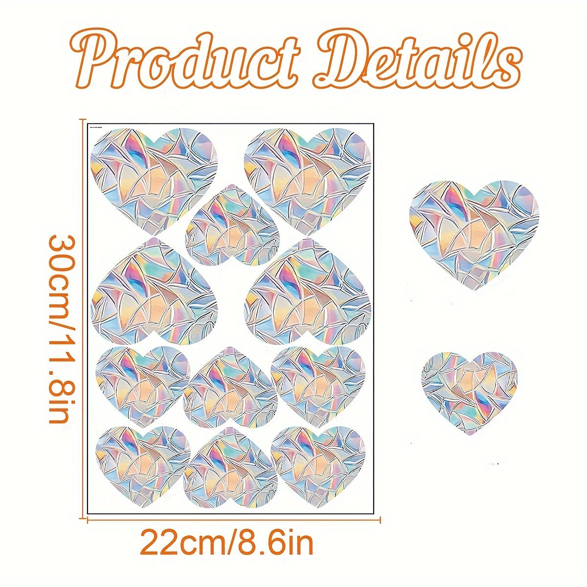 One piece of Colorful Rainbow Prism Butterfly Suncatcher Window Stickers - Electrostatic Glass Decals for Both Sunlight and Privacy