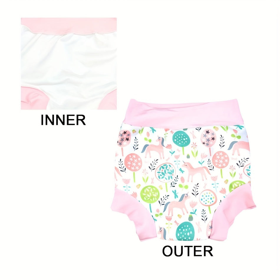 Ensure Your Newborn's Safety and Comfort with our Leakproof High Waist Baby Swimwear!