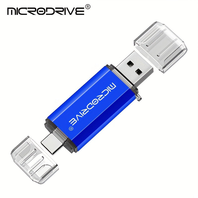 High-speed USB Type-C Microdrive available in 32GB, 64GB, and 128GB sizes.