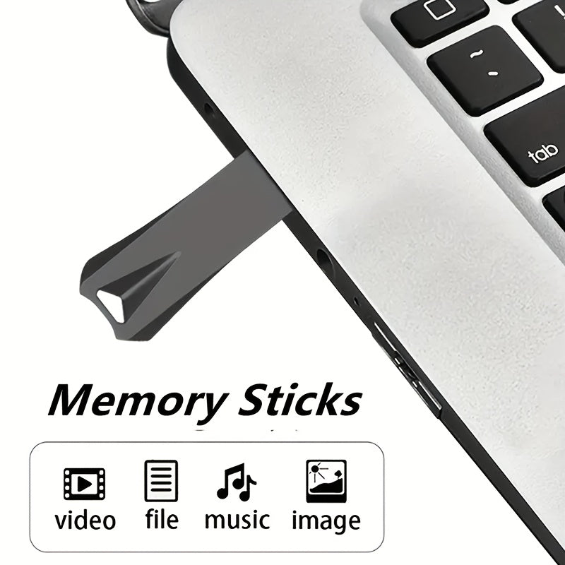 High-Speed USB 2.0 Flash Drive in Durable Metal, Plug & Play, Shockproof, Supports Multiple OS, Available in various capacities, Multimedia Transfer|Stylish and Shockproof Storage