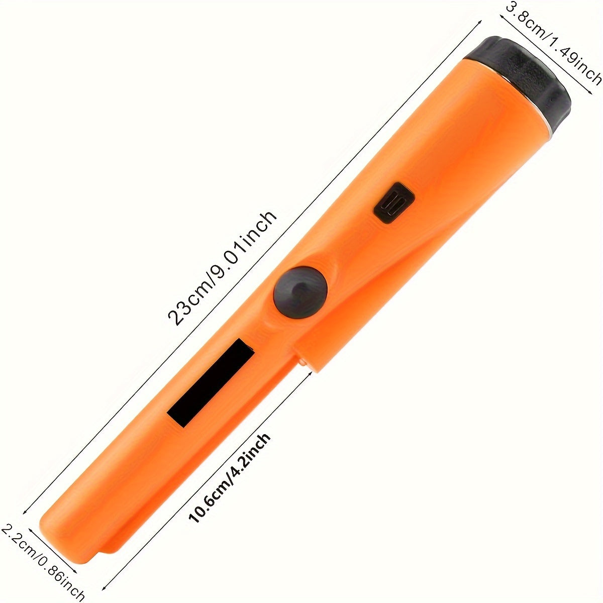 Metal Detector Pinpointer, Professional Handheld Wand for Treasure Search, Battery not included.