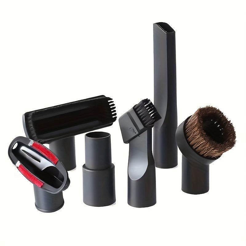 Vacuum with ease using the 1 Set ABS Vacuum Cleaner Brush Head Nozzle, complete with a 32/35mm adapter. This set includes crevice dust collector replacement attachments for all your vacuuming needs.