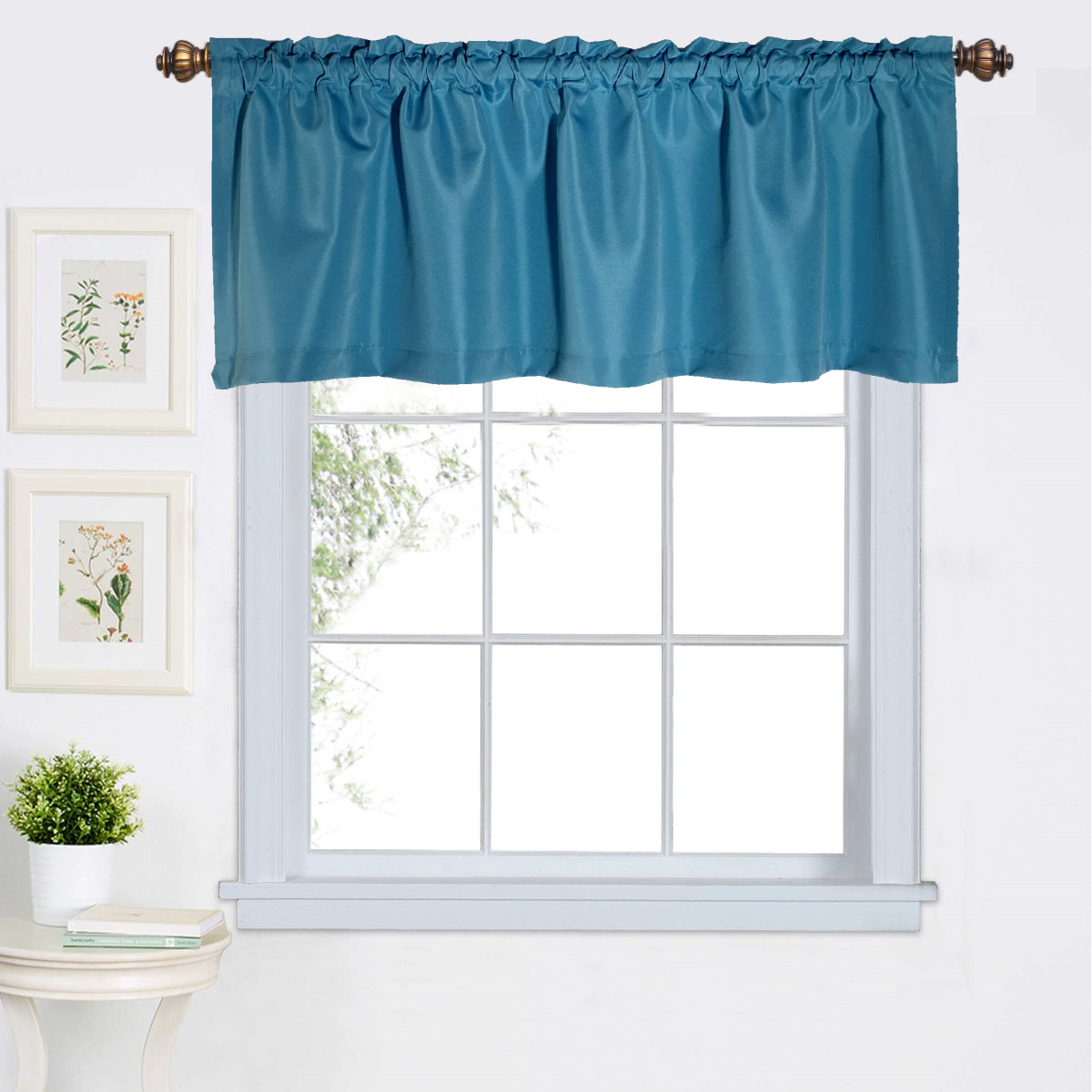 Single Coffee Half Curtain Door Curtain made of Plain Nylon