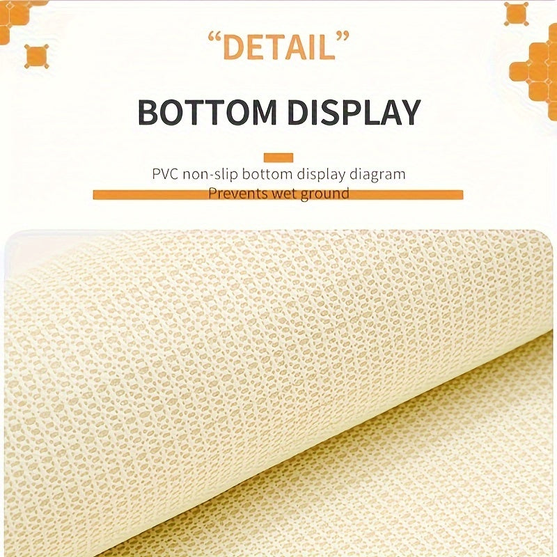 Set of anti-slip toilet floor mats, quick-drying, easy to care for, in dimensions 50*80cm and 50*40cm.