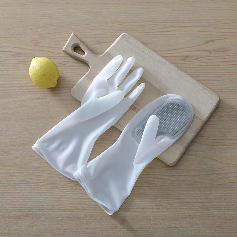 Magic Scrub Dishwashing Gloves are a versatile option for cleaning various areas including the kitchen, bathroom, and outdoors. They are water resistant and lead-free.