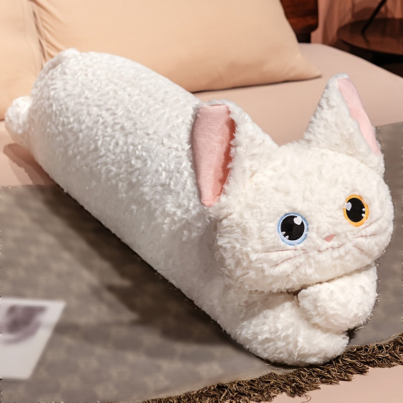 Soft and adorable cat-shaped long pillow is perfect for side sleeping and as a pillow, hand wash only, modern design ideal for all seasons.