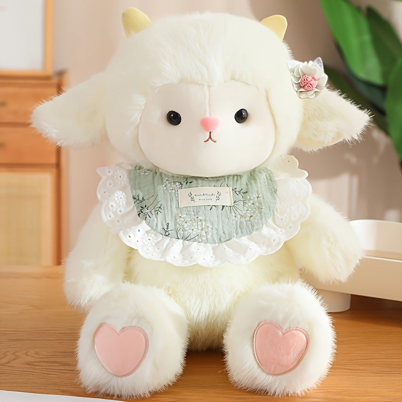 45cm Kawaii Rabbit Plush Toy Teddy Bear Soft Stuffed Animal Doll, Ideal for Home Decor and Gifts, Made of Soft Polyester Fiber