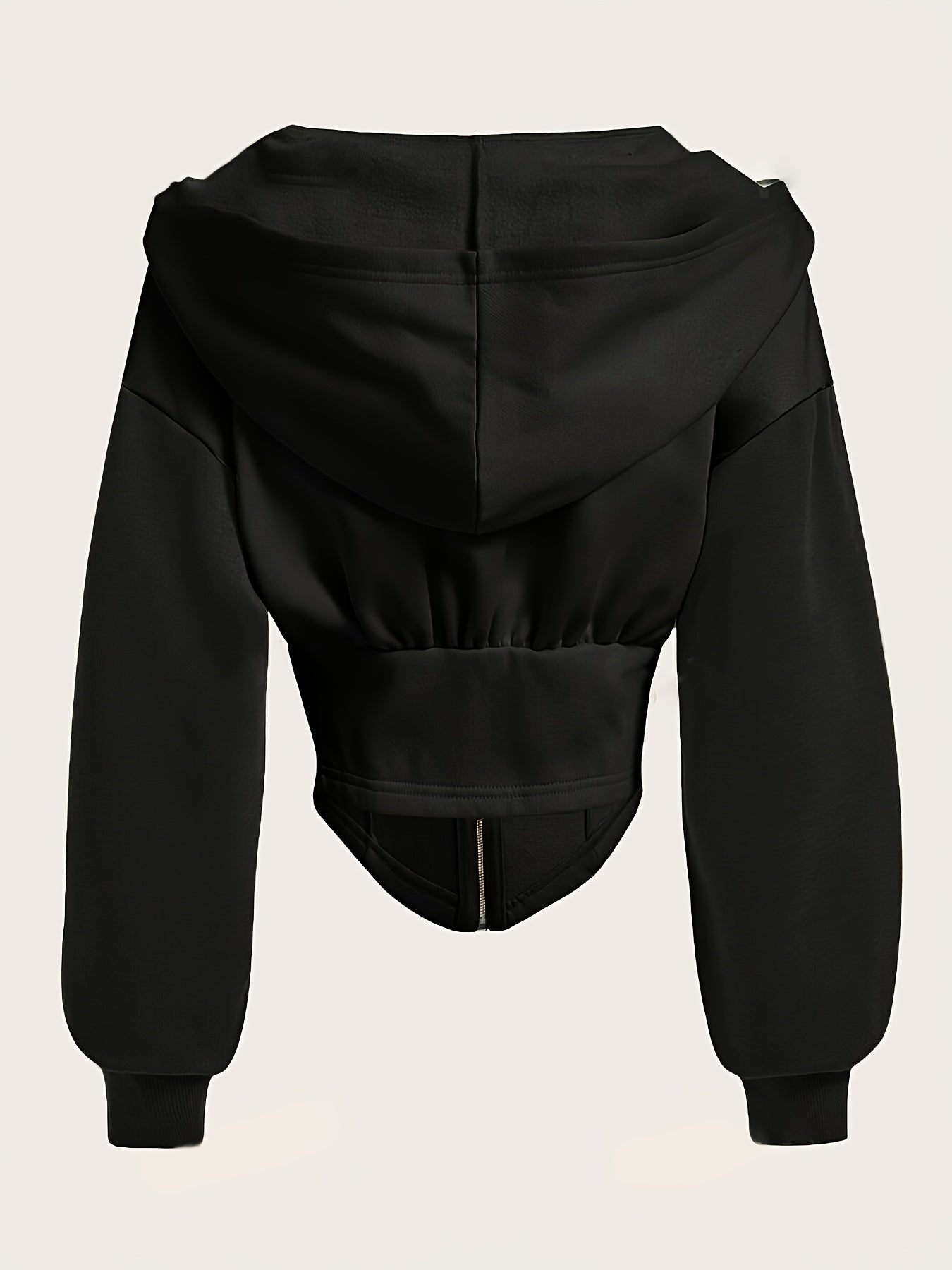 Women's Plus Size Zipper Hoodie for Fall/Spring