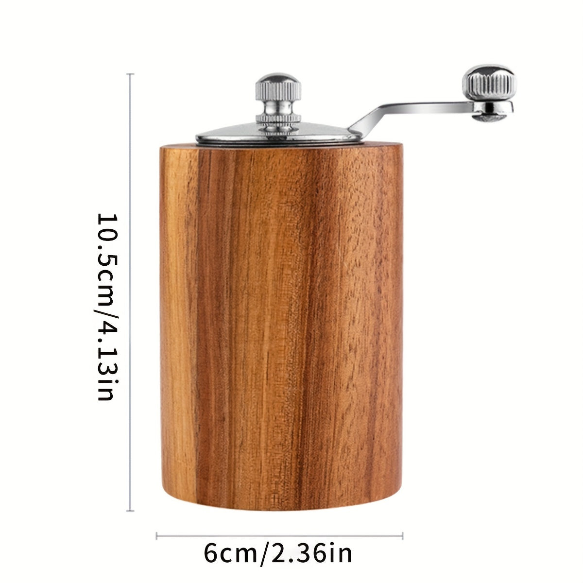 Get rid of the complexities of modern cooking appliances with the 1PC Manual Wooden Pepper Grinder. This solid wood hand crank pepper mill is perfect for grinding black peppercorns and sea salt without the need for electricity. Elevate your kitchen