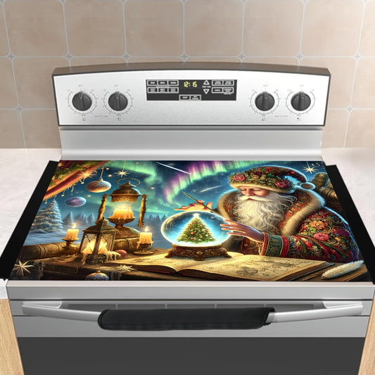 Protect your stove top with this Christmas-themed, anti-slip, waterproof protector. It is scratch-resistant, heat-resistant, and multipurpose, making it perfect for cooktops, appliances, and ironing mats. It is easy to clean and requires no electricity.