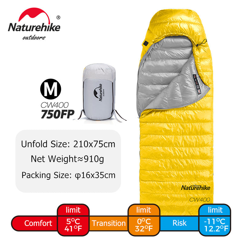 Naturehike Ultra-Light Goose Down Sleeping Bags provide ultimate comfort for winter camping.